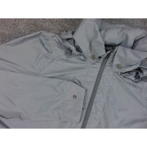 Merrell Jacket Mens Men Med Hooded Lightweight Coat Gray Windbreaker Full Zip